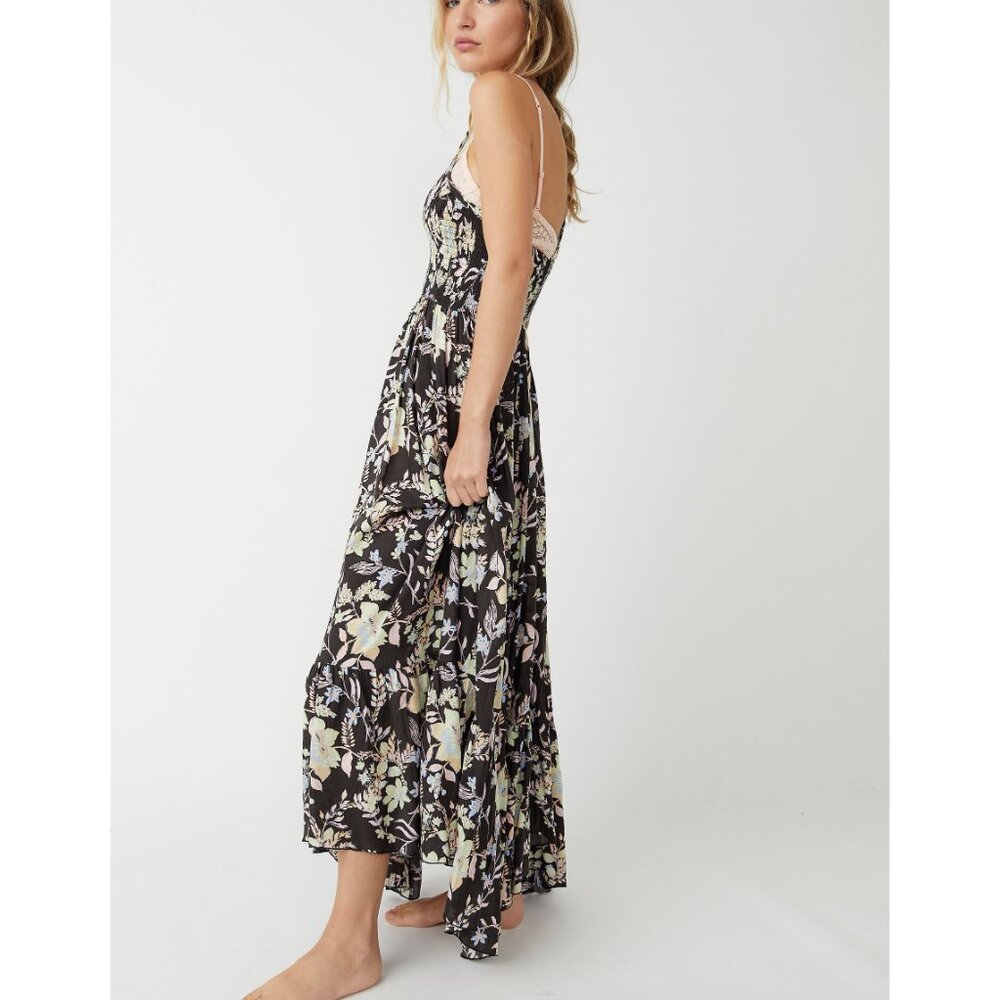 🎉LAST CHANCE🎉 FREE PEOPLE Heat Wave Printed Maxi / Midnight Combo - Picture 2 of 6